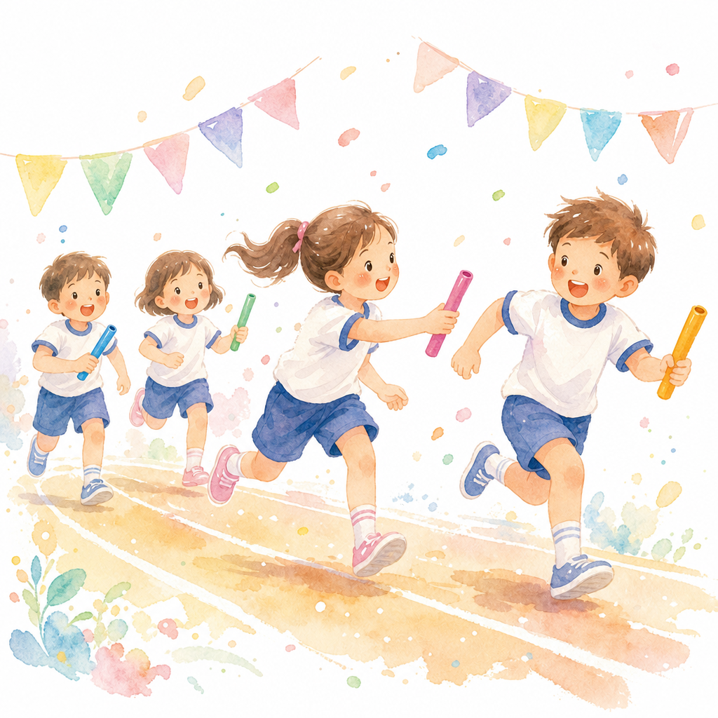 첨부한 이미지과 똑같은 그림체, 클립아트, 부드러운 파트텔톤의 수채화 풍, 배경은 흰색