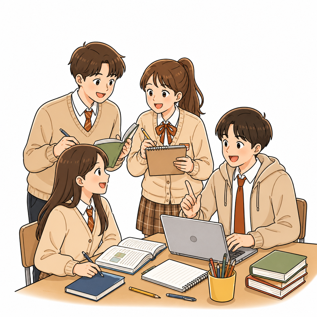 첨부한 이미지과 똑같은 그림체, 클립아트, 선명한 라인, 배경은 흰색